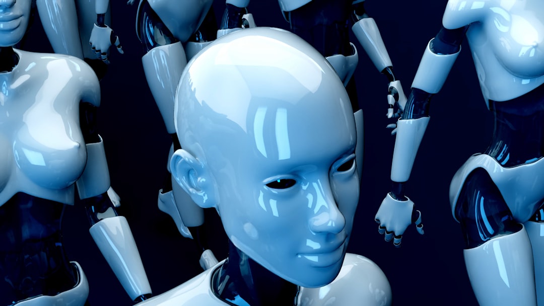 A person interacting with a social robot, conveying emotional connection